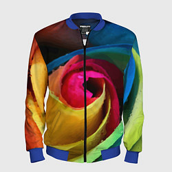 Бомбер мужской Роза fashion 2022, цвет: 3D-синий