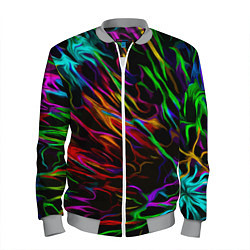 Бомбер мужской Neon pattern Vanguard, цвет: 3D-меланж