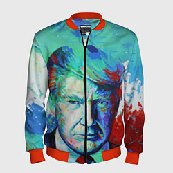 Мужской бомбер Дональд Трамп арт