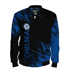 Бомбер мужской Chelsea текстура, цвет: 3D-черный