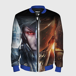 Бомбер мужской METAL GEAR RISING САМУРАЙ, цвет: 3D-синий