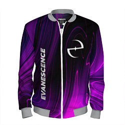 Бомбер мужской Evanescence violet plasma, цвет: 3D-меланж