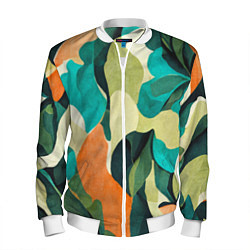 Бомбер мужской Multicoloured camouflage, цвет: 3D-белый