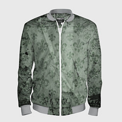 Мужской бомбер Старая затёртая мешковина с принтом