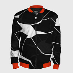 Мужской бомбер Черно-белая классика