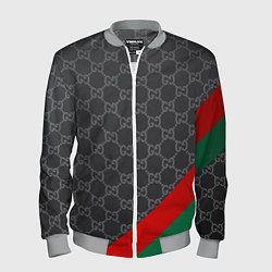 Мужской бомбер В стиле gucci
