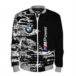 Бомбер мужской BMW M Power - pattern, цвет: 3D-меланж