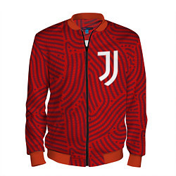 Бомбер мужской Juventus отпечатки, цвет: 3D-красный