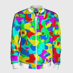 Мужской бомбер Форма маляра - кляксы