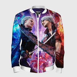 Бомбер мужской Vergil vs Dante, цвет: 3D-белый