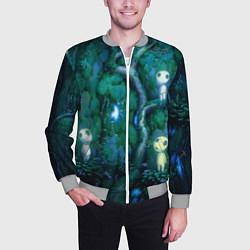 Бомбер мужской Kodama tree, цвет: 3D-меланж — фото 2