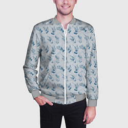 Бомбер мужской Дирижер оркестра, цвет: 3D-меланж — фото 2