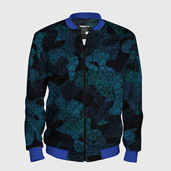 Мужской бомбер Камуфляж тёмно-синий