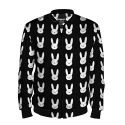 Мужской бомбер Bunny pattern black