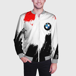 Бомбер мужской BMW art, цвет: 3D-меланж — фото 2