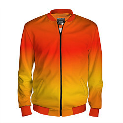 Бомбер мужской Переливы оранжевого, цвет: 3D-красный