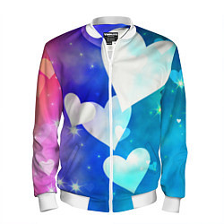 Мужской бомбер Dreamy Hearts Multicolor