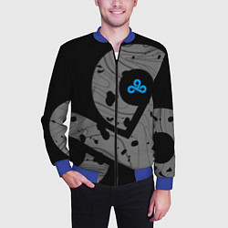 Бомбер мужской Форма Cloud 9 black, цвет: 3D-синий — фото 2
