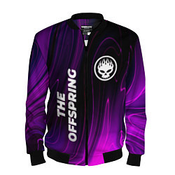 Бомбер мужской The Offspring violet plasma, цвет: 3D-черный