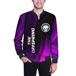 Бомбер мужской The Offspring violet plasma, цвет: 3D-черный — фото 2