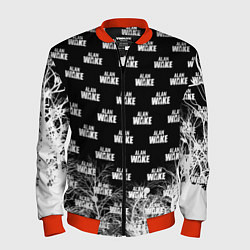 Мужской бомбер Алан Вейк узор