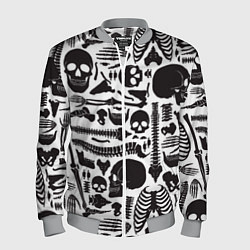 Мужской бомбер Human osteology