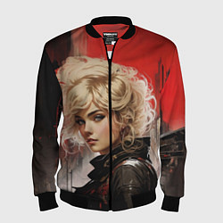 Мужской бомбер Смотрящая за районом