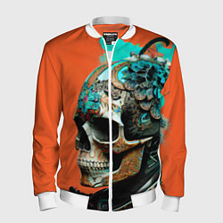 Мужской бомбер Art skull - irezumi - Japan