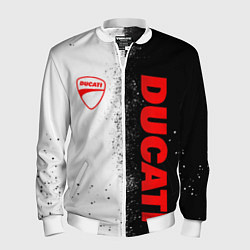 Бомбер мужской Ducati - двоичный, цвет: 3D-белый