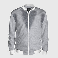 Мужской бомбер С пятнами пота