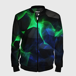 Бомбер мужской Неоновая лава из плит, цвет: 3D-черный