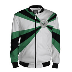 Бомбер мужской Железнодорожные войска, цвет: 3D-черный