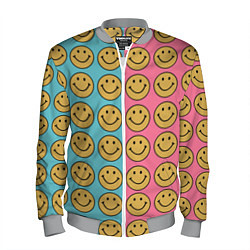 Бомбер мужской Smiley, цвет: 3D-меланж