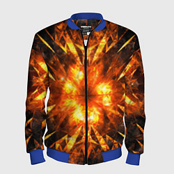 Мужской бомбер Fire abstract