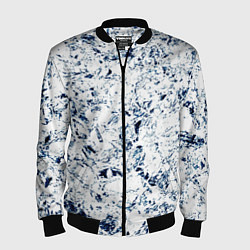 Мужской бомбер Паттерн ледяные вершины гор