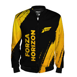 Мужской бомбер Forza Horizon - gold gradient вертикально