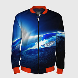Мужской бомбер Восход солнца в космосе