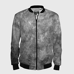 Мужской бомбер Абстракция - grey sky