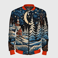 Мужской бомбер Морозное утро