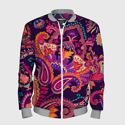 Мужской бомбер Индийские этнические узоры