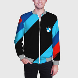 Бомбер мужской BMW line, цвет: 3D-меланж — фото 2