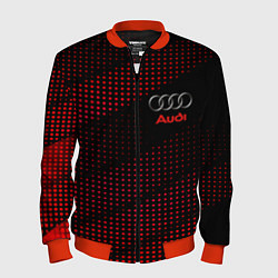 Бомбер мужской Audi sportdot, цвет: 3D-красный