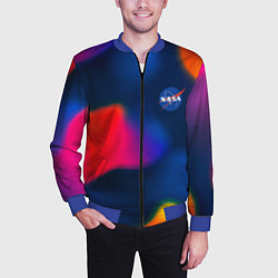 Бомбер мужской Nasa gradient sportcolor, цвет: 3D-синий — фото 2
