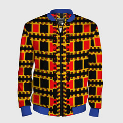 Мужской бомбер Королевские квадраты