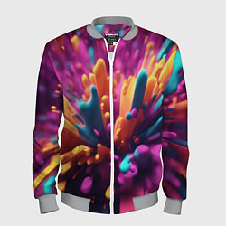 Мужской бомбер Яркий всплеск
