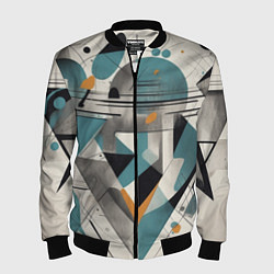 Мужской бомбер Три человека авангард