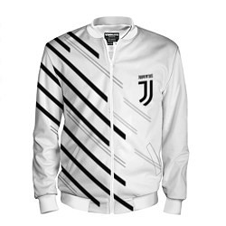 Бомбер мужской Juventus sport geometry, цвет: 3D-белый