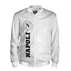 Бомбер мужской Napoli sport на светлом фоне по-вертикали, цвет: 3D-белый