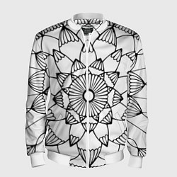 Мужской бомбер Мандала узор ракушка