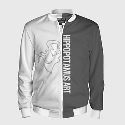 Мужской бомбер Hippopotamus art